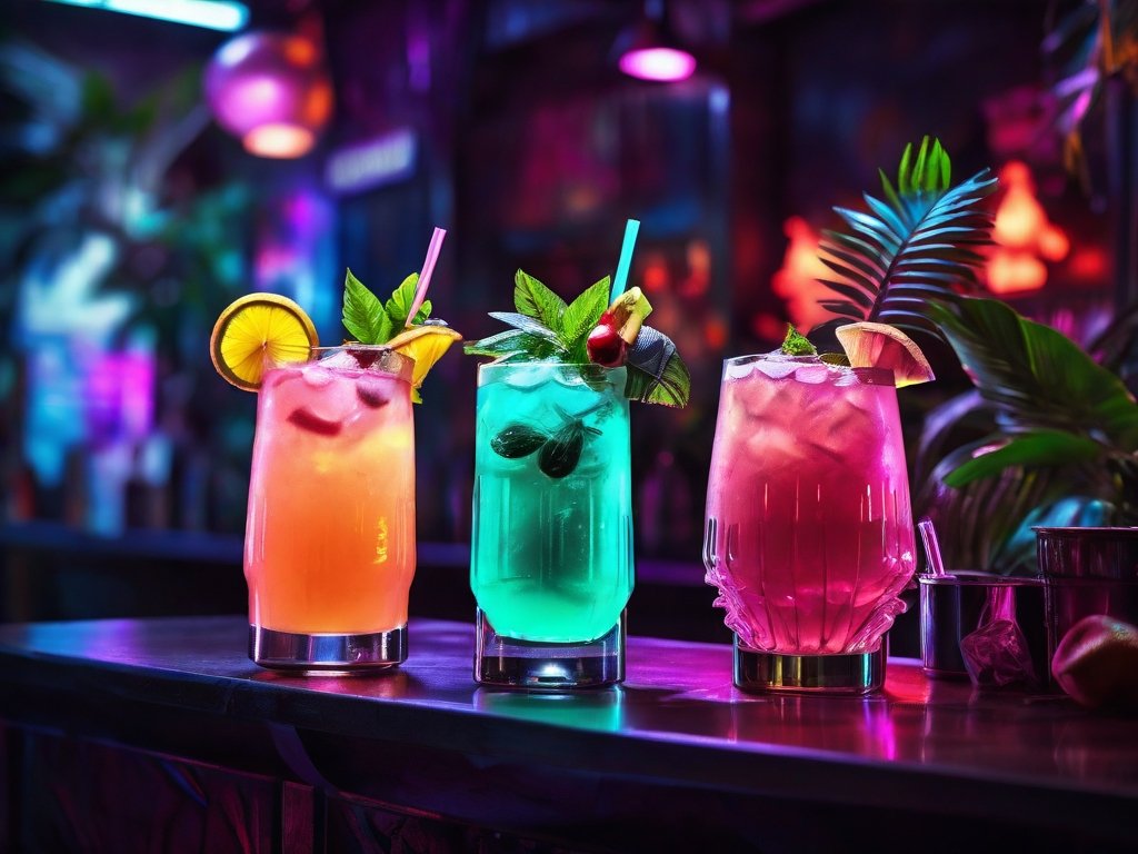 Deliciosas bebidas y cocteles.