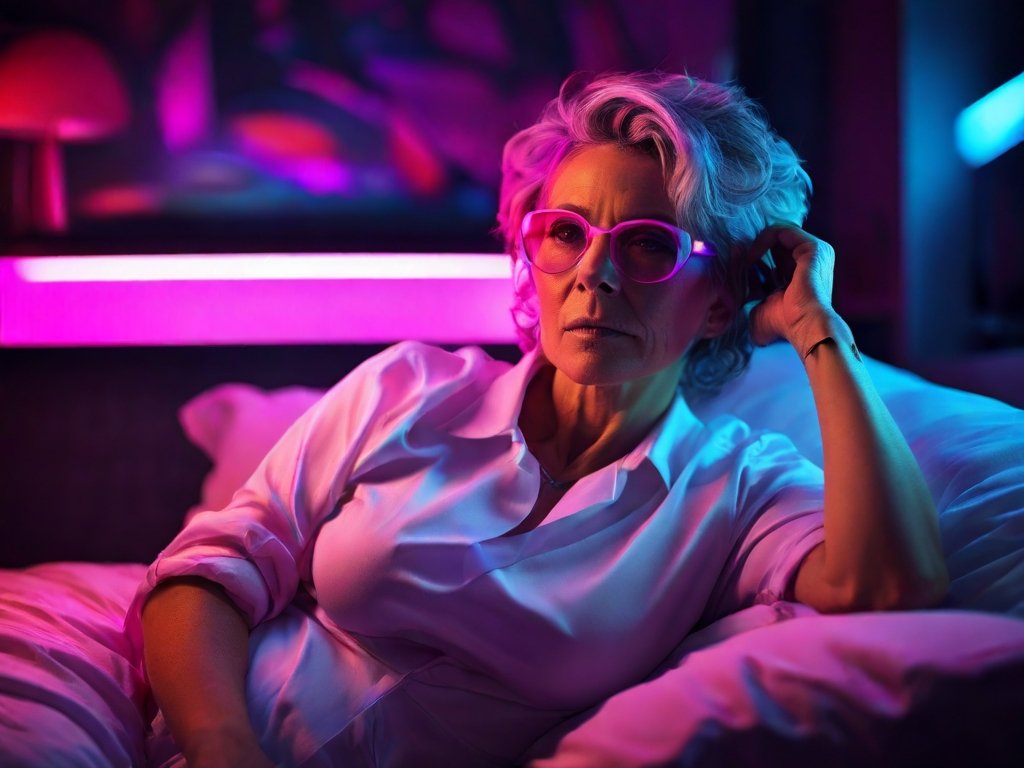 mujer con menopausia