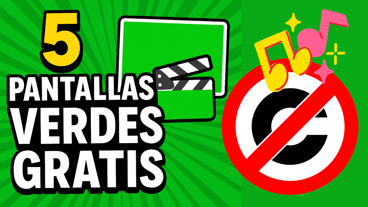 5 pantallas verdes green screen